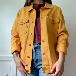 Yellow/Mustard Jean Jacket